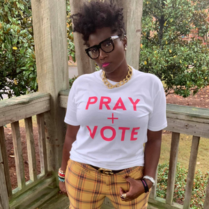 PRAY+VOTE Tee